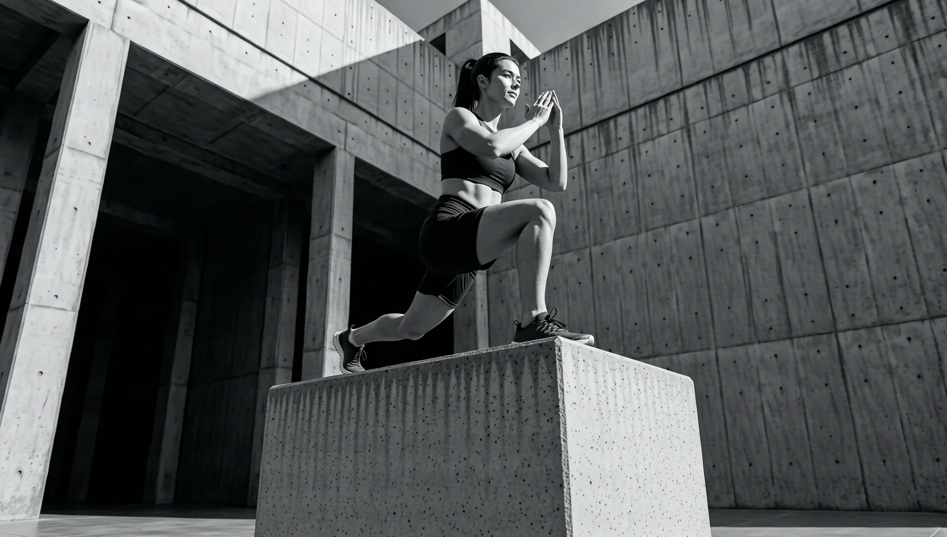 Industrial concrete architecture representing stability
